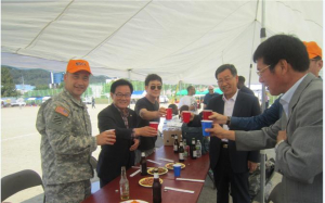백선기 칠곡군수, 미 육군보급창 창립기념 체육대회 참석