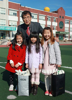 북삼초등, 우유팩 재활용 지도 사례