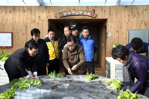 백선기 칠곡군수, 새해 맞아 영농 현장행정 펼쳐