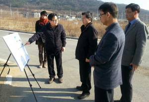 황병수 칠곡부군수, 주요사업장 안전점검 나서