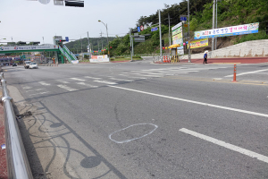 석적 아파트단지 입구서 사망 등 대형 교통사고 잇따라 발생