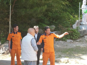칠곡소방서장, 석가탄신일 대비 사찰 현장지도방문해