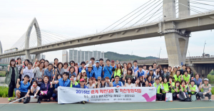 한국건강관리協 경북, 자연정화 봉사활동 실시