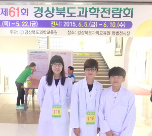 왜관초 드림사이언스팀, 경북과학전람회서 우수상 수상