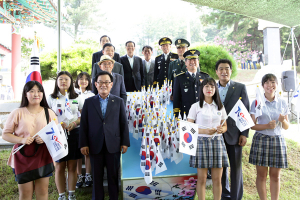 칠곡군 광복 70주년 맞아 독립유공자 기념비 헌화