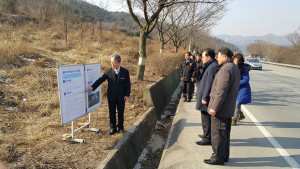 우재봉 경북소방본부장, 소방청사 이전신축 사업 현지확인