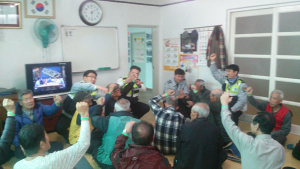 칠곡서, 교통사망사고 예방 홍보활동 경로당 방문