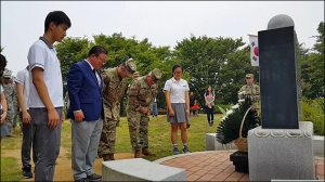 303고지 한미전몰장병 한미합동 14주년 추모행사 가져