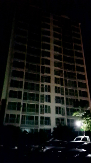 왜관 대동아파트 주말 저녁 정전, 큰 불편