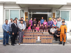 대한송유관공사, 칠곡소방서 취약계층 소화기 등 보급