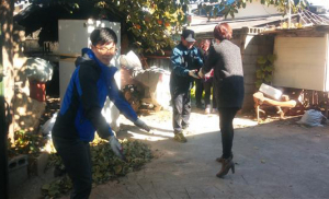 칠곡군 약목면 공직자, 연탄배달 봉사