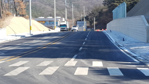칠곡군 도시계획도로 공사 활발<br>사통팔달의 편리한 교통망 기대