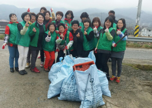 북삼읍 새마을지도자 부녀회, 자연정화활동