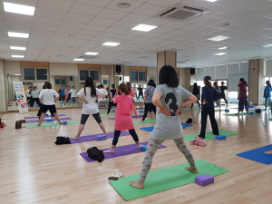 칠곡군 보건소, 임산부 건강요가교실 인기