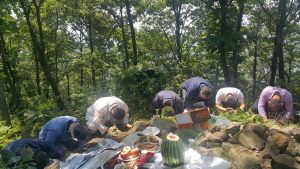 동명면 송산3리 기우제 거행