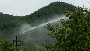 송정자연휴양림, 산불방지 소화시설 설치