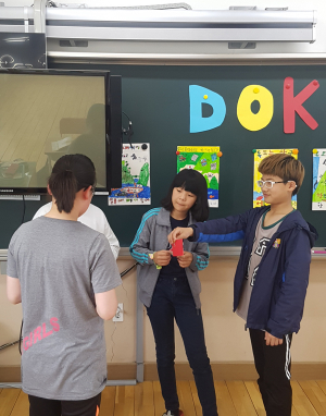 신동초등, 2017 독도 전람회 운영