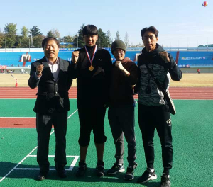 장곡초등 김도언학생, 경북 학생체육대회 포환던지기 1위