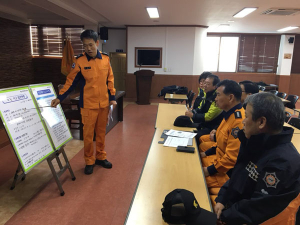 칠곡소방서, 포항지진 피해 현장 봉사활동