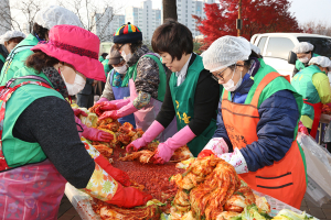 칠곡군새마을부녀회 '사랑의 김장 담그기'로 온정 나눠