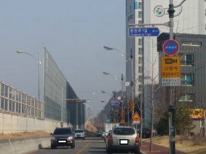 칠곡교육청~회전교차로 주·정차 단속<br>