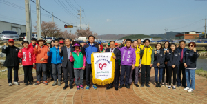 왜관읍, 동정천 일대에서‘환경정화 활동’ 실시