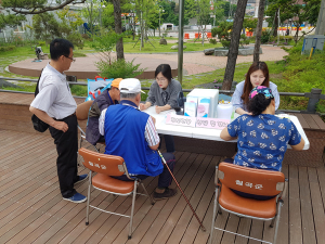 칠곡군정신건강복지센터, 이동 상담 실시