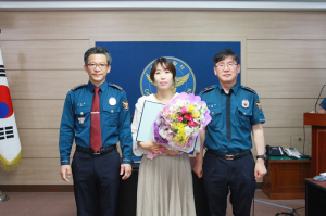 사랑의 미용 봉사자, 칠곡署 감사장 수여