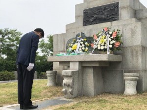 이찬교 교육감 후보 평화 역사교육 공약 발표