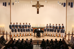 모나코 왕실 소년합창단, 왜관수도원에서 공연