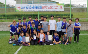 '경북학교스포츠클럽 플라잉디스크 대회' 남자 골프 우승