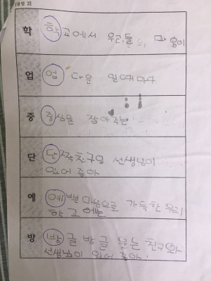 2018년 학업중단 예방 문화 확산을 위한 6행시 공모전