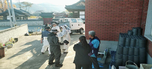 약목면 공직자, 연탄배달 봉사활동 펼쳐