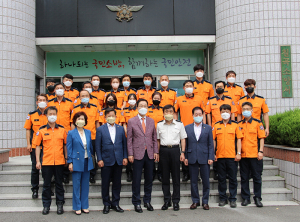 임종식 경상북도교육감, 칠곡소방서 위문 방문