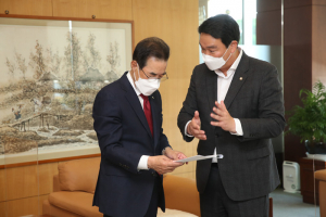정희용 의원, 농협중앙회장 만나 지역현안 논의