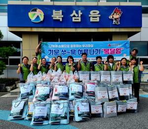 북삼읍 지역사회보장협의체, 기운 쑤~욱 여름나기 '복달임'