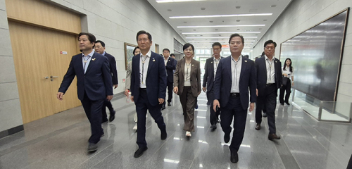정청래 대표와 민주당 지도부, 경주 APEC 준비 현장 방문