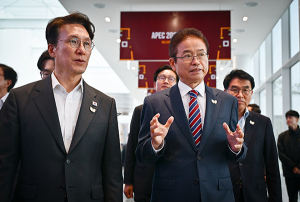 이철우 경상북도 지사, 김민석 국무총리와 APEC 현장 점검