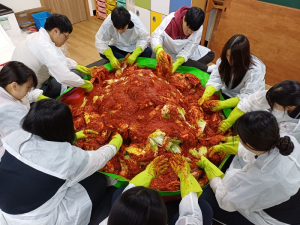 약목고등학교,  사랑의 김장 나눔 행사