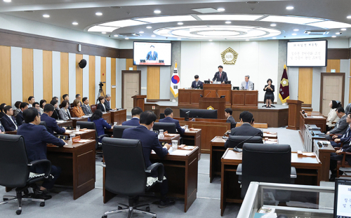 제317회 칠곡군의회 임시회 폐회