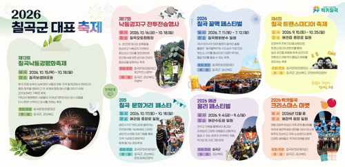 2026 다시 찾는 칠곡군 대표 축제, Come ...