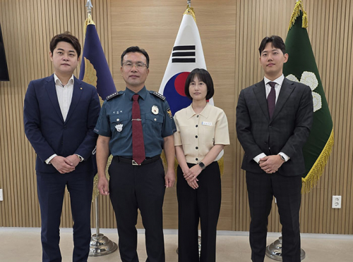 농협 칠곡군지부·지역농협 금융사기 예방 등 공로로 칠곡경찰서장 감사장 받아