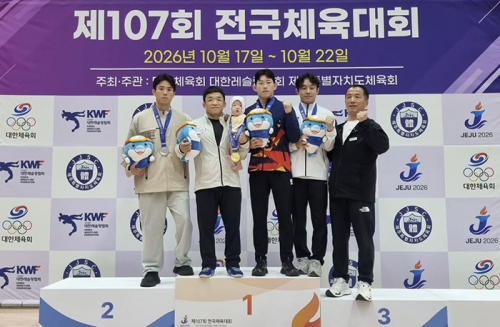 칠곡군청 레슬링팀, 제107회 전국체전 금메달․동메달 획득